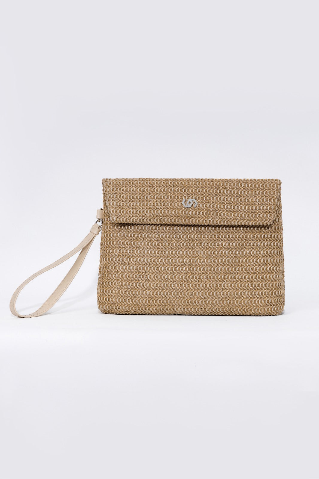 Co-Raffia Pouch