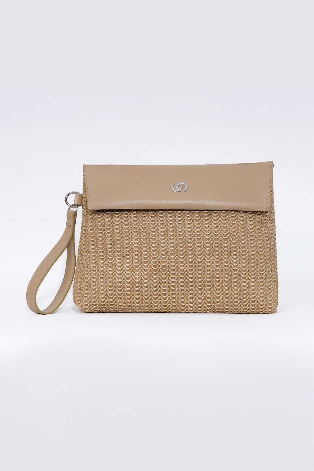 Co-Raffia Pouch