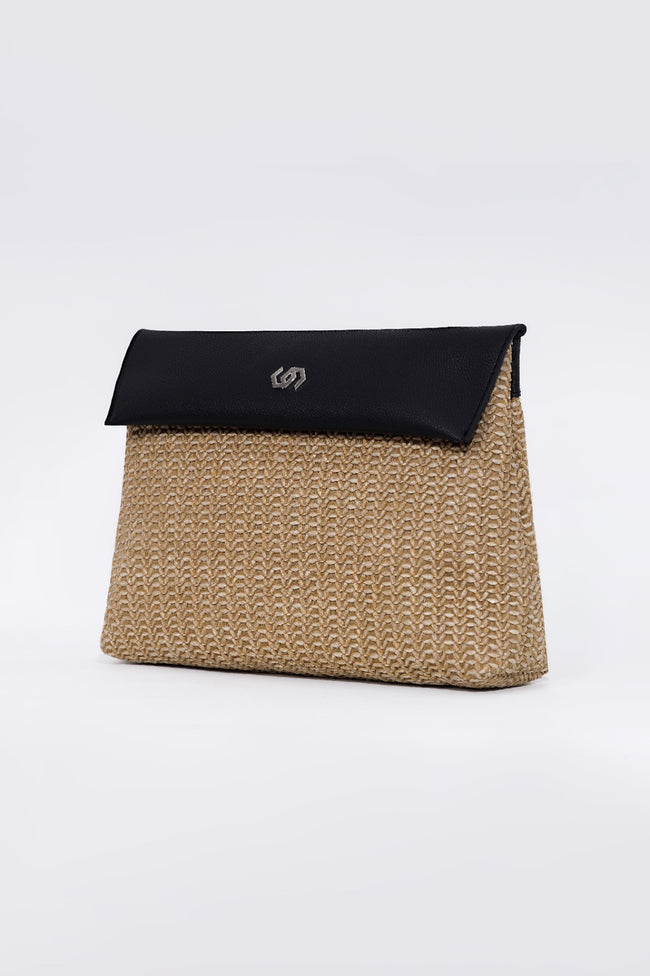 Co-Raffia Pouch