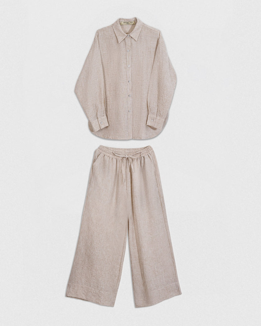 Co-Summer Linen Set